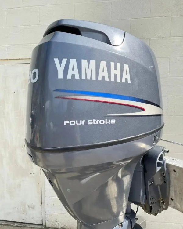 2004 Yamaha 90 hp 4-Stroke 20" Shaft Outboard Motor - Image 3