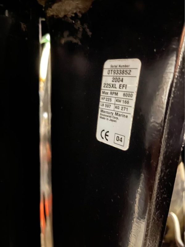 2004 Mercury F-225 Hp 4-Stroke 25'' Shaft - Image 5