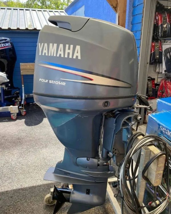 2003 Yamaha 100 HP 4-stroke 20" Shaft Outboard Motor - Image 4
