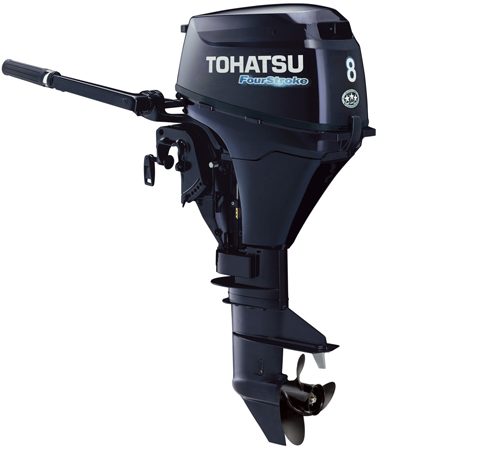 2017 Tohatsu 8 HP MFS8BL Outboard Motor