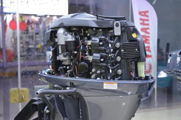 2021 Yamaha 70 HP 4-Stroke 20" Shaft Remote Steer Power Tilt & Trim Outboard Motor - Image 4