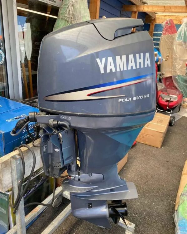 2003 Yamaha 100 HP 4-stroke 20" Shaft Outboard Motor - Image 3