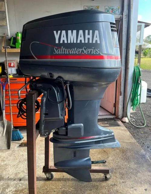 115 hp 2-Stroke Yamaha outboard motor with 20" shaft length