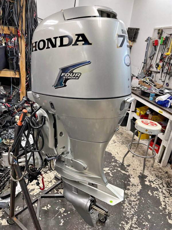 2014 Honda BF 75 HP 4-Stroke 25" Shaft - Image 2