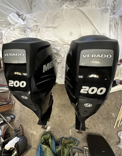 2017 Mercury Twin Verado 200 HP outboard motors