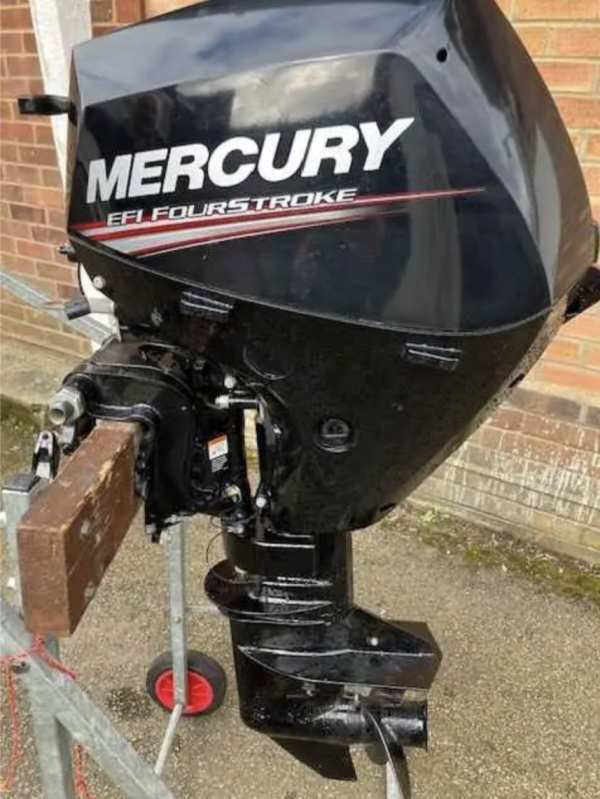2021 Mercury 20 hp EFI Outboard motor (short shaft)