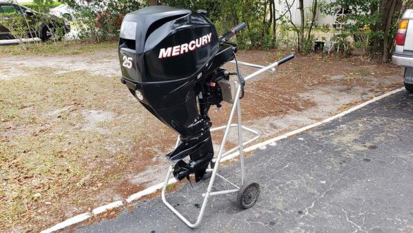 2013 Mercury 25 HP 4-Stroke 25" Shaft Tiller Motor - Image 2