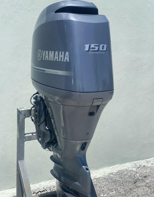2018 Yamaha 150 HP 4-Stroke 25" Shaft Remote Steer Power Tilt And Trim Outboard Motor