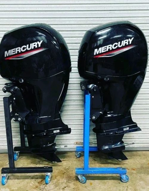 2015 Twin Mercury 150 hp 4-stroke 20'' Shaft Outboard motor