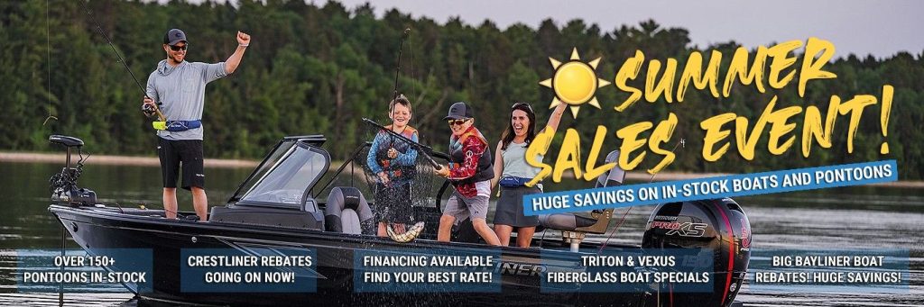 Summer deals on boats and outboards